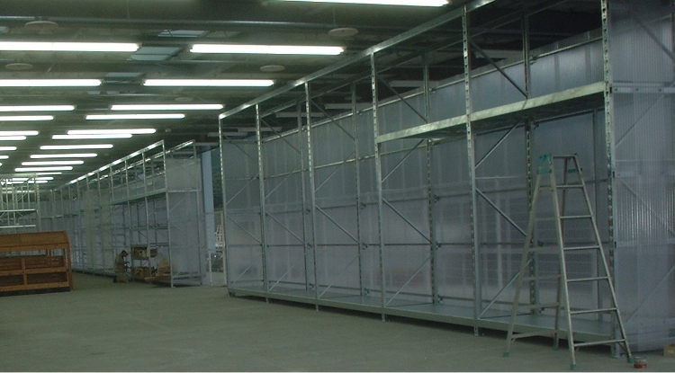 工場・倉庫室内用棚・電棚